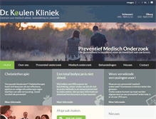 Tablet Screenshot of keulenkliniek.nl